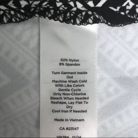 Talbots Zigzag Draped Pleated Chevron Shift Dress - Picture 8 of 8